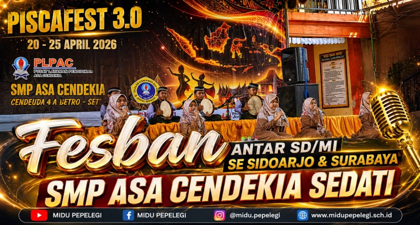 MI Darul Ulum Pepelegi Raih Juara 1 Festival Banjari di Milad SMP ASA Cendekia Sedati