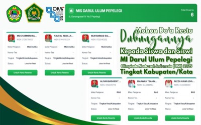Mohon Doa dan Restu untuk Peserta OMI 2025 dari MI Darul Ulum Pepelegi